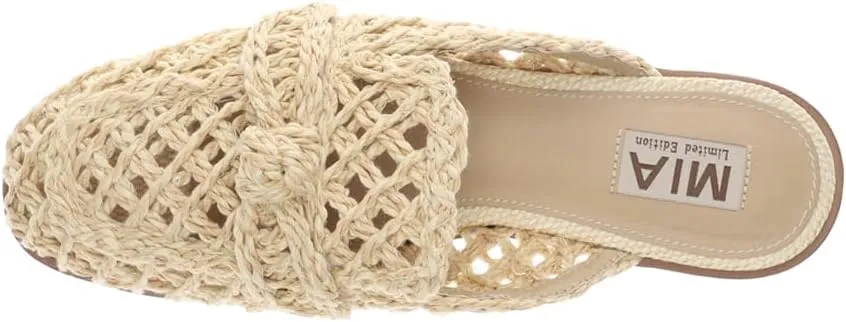MIA Womens Layce Mules Flats Casual - Beige