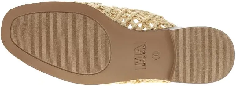 MIA Womens Layce Mules Flats Casual - Beige