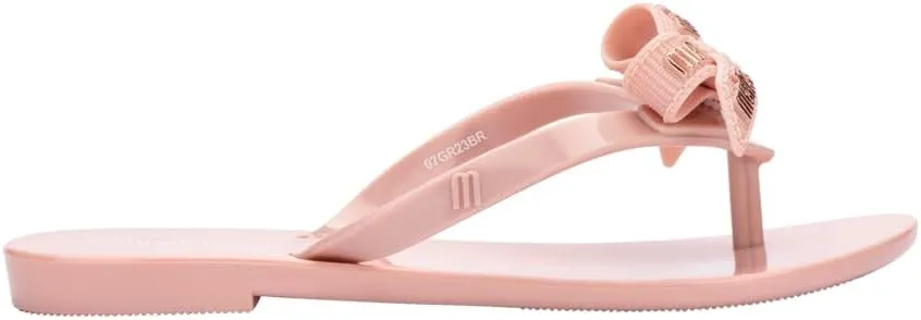 mini melissa Harmonic Collection Girls Flip Flops - Kids Slip On Sandals, Jelly Shoes