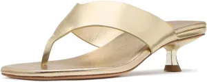 miss left Women Open Toe Kitten Low Heel Thong Slide Sandals Slip on Comfortable Flip Flops Classic Summer Casual Mule Size 4-16 US