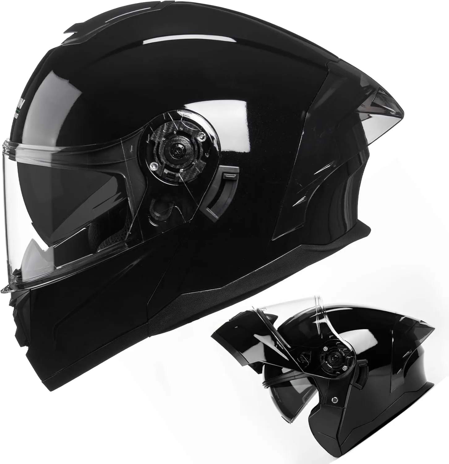 Modular Motorcycle Helmet with Flip-Up Design, DOT Approve with Extra Clear Visor, Full Face Motorcycle Helmets