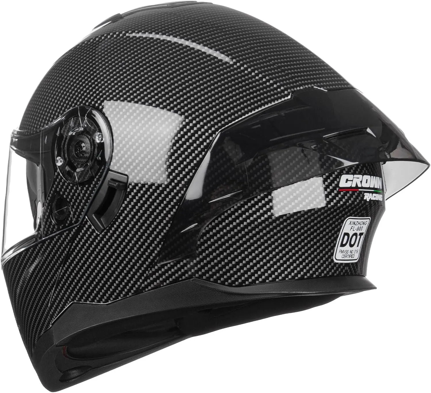 Modular Motorcycle Helmet with Flip-Up Design, DOT Approve with Extra Clear Visor, Full Face Motorcycle Helmets
