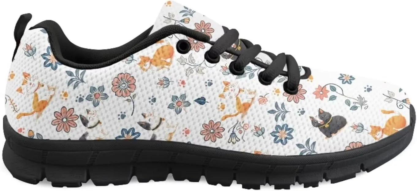 Modysero Soft Tennis Shoes for Women Shoes Lace Up Mesh Women Running Sneakers for Fall Outdoor Walking Sneakers