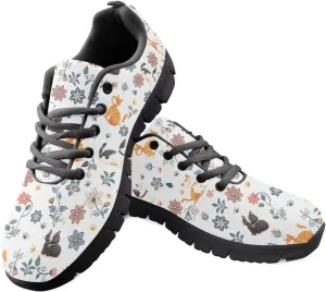 Modysero Soft Tennis Shoes for Women Shoes Lace Up Mesh Women Running Sneakers for Fall Outdoor Walking Sneakers