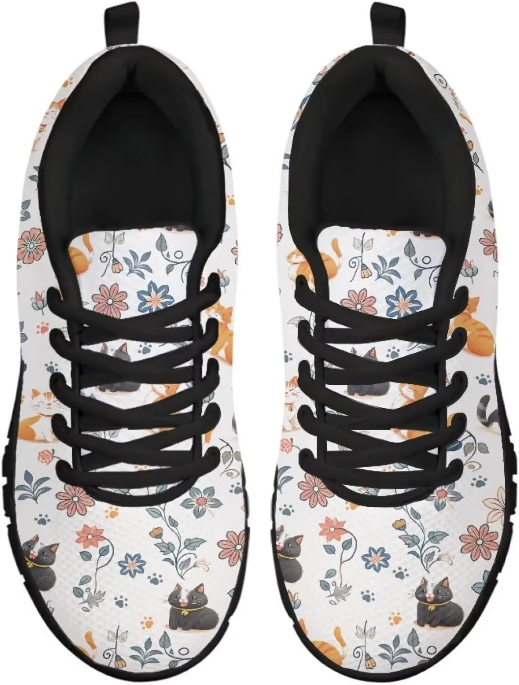 Modysero Soft Tennis Shoes for Women Shoes Lace Up Mesh Women Running Sneakers for Fall Outdoor Walking Sneakers