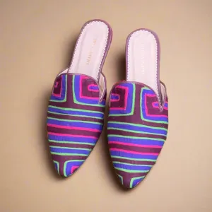 Mola Mules | Vibrant Multicolor