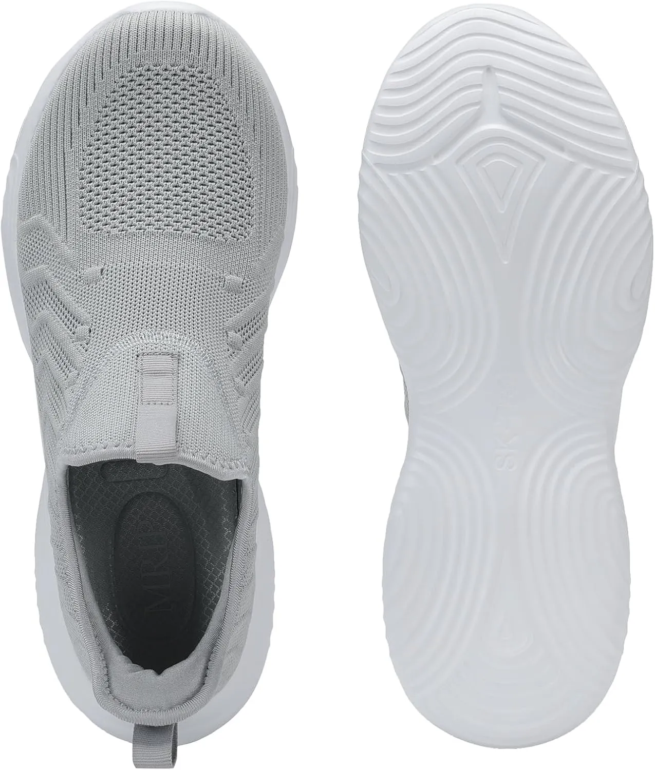 MRIP Mens Slip On Walking Shoes Lightweight Non Slip Gym Workout Running Shoes Mesh Breathable Cushion Fashion Tennis Athletic Casual Sneakers
