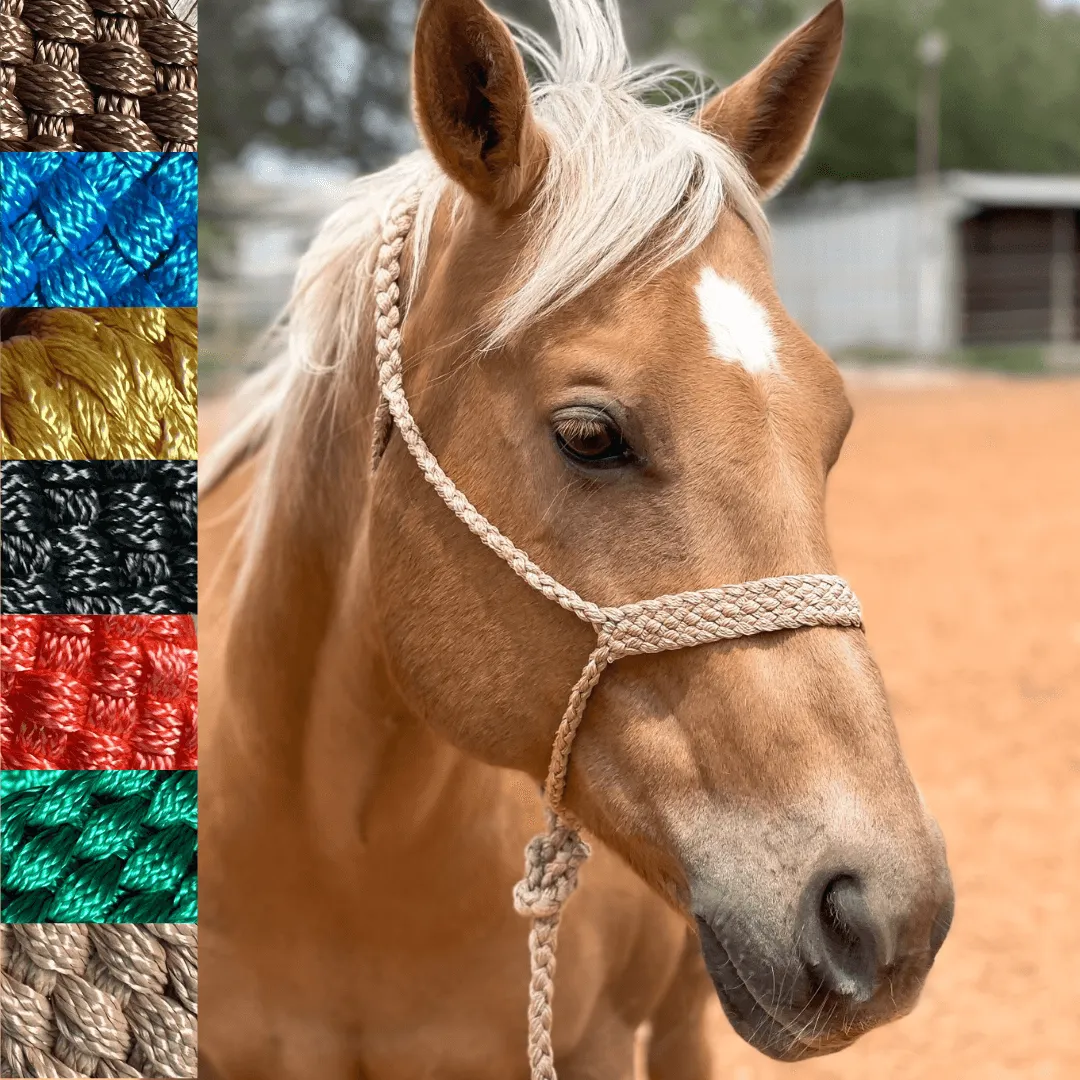 Mule Tape Halters - Assorted Colors-: TAN