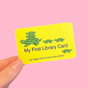 My First Library Card Sticker