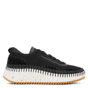 Nama black mesh sneakers