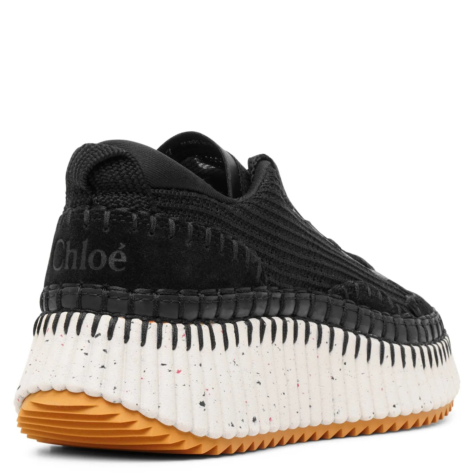 Nama black mesh sneakers