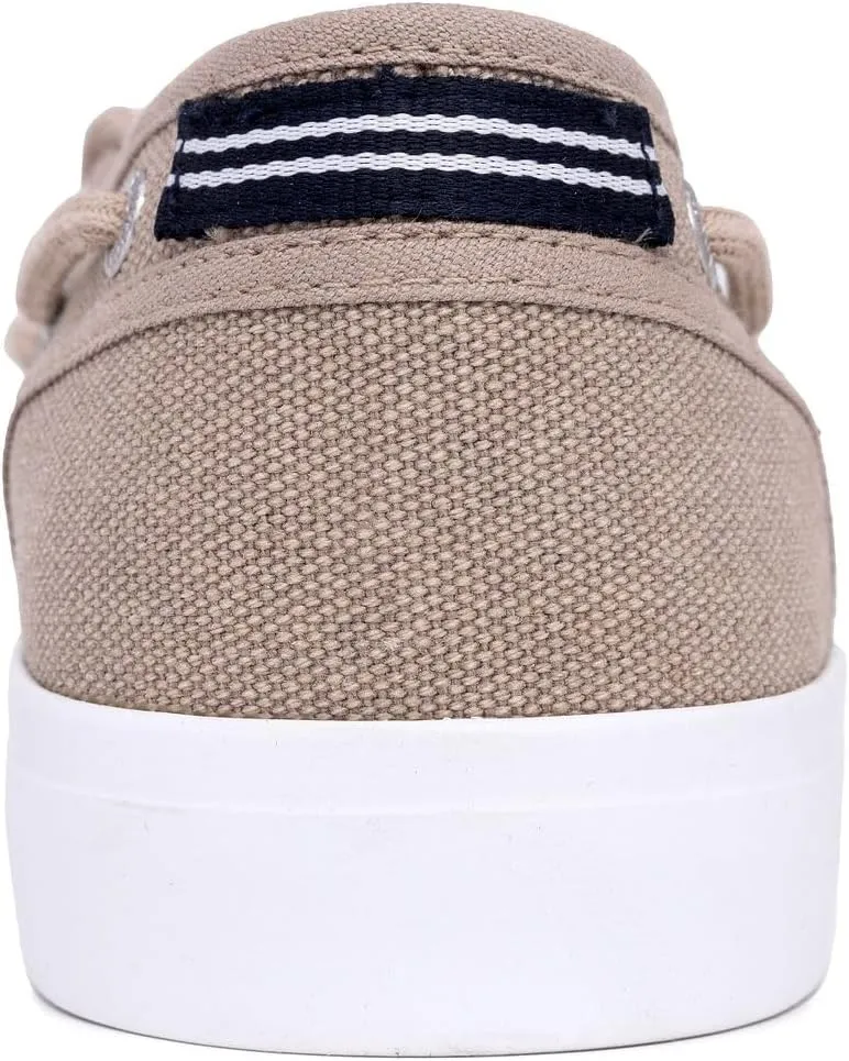Nautica Men's Casual Boat Shoes, Moc-Toe Loafers with Cushioned Insole, Deck Fashion Sneaker