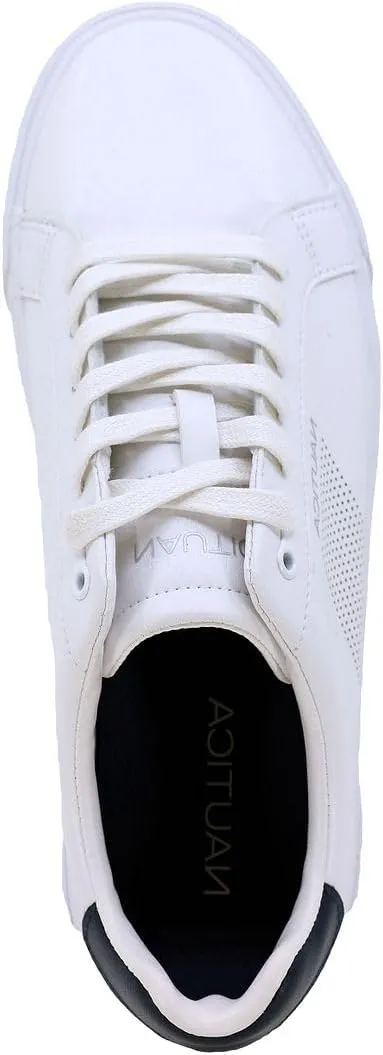 Nautica Men's Classic Lace-Up Low Top Fashion Sneaker Loafer - Stylish and Comfortable Casual Shoe