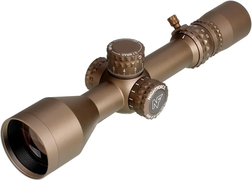 Nightforce NX8 2.5-20X50mm 8X Zoom Range Ultra-Compact Rugged Razor-Sharp Hunting Scopes | Various Reticle Options