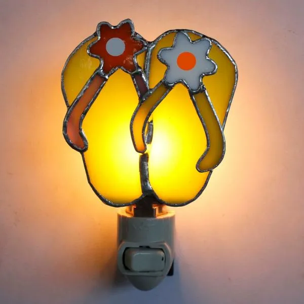Nightlight Stained Glass Flip Flop