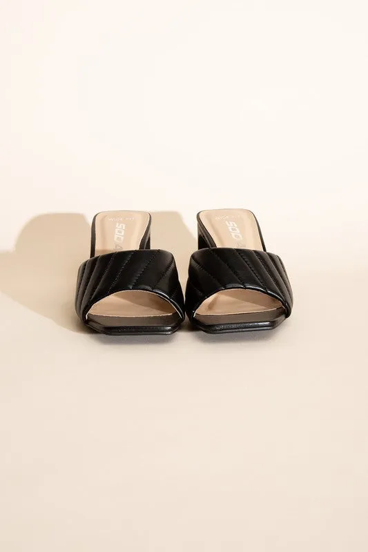 Nina Slide Mule Heels