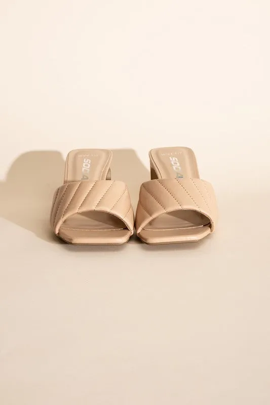 Nina Slide Mule Heels