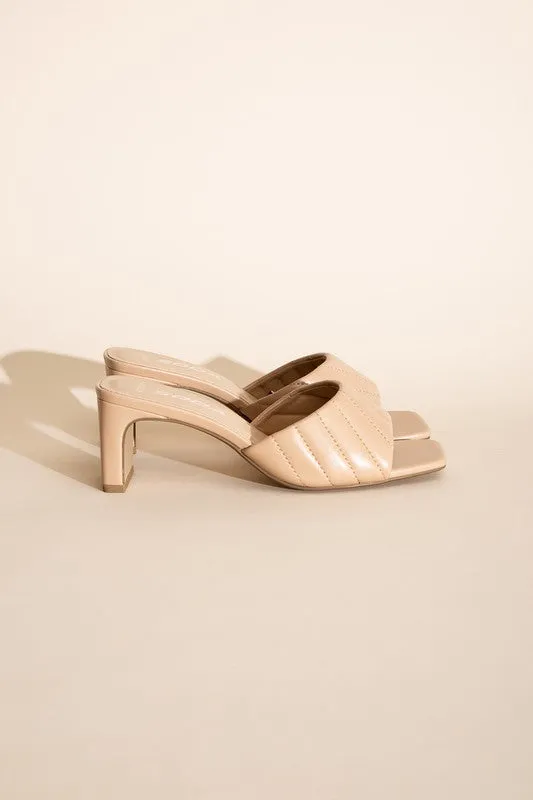 Nina Slide Mule Heels