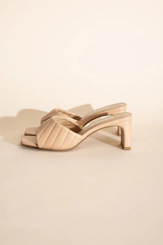 Nina Slide Mule Heels