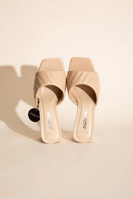 Nina Slide Mule Heels