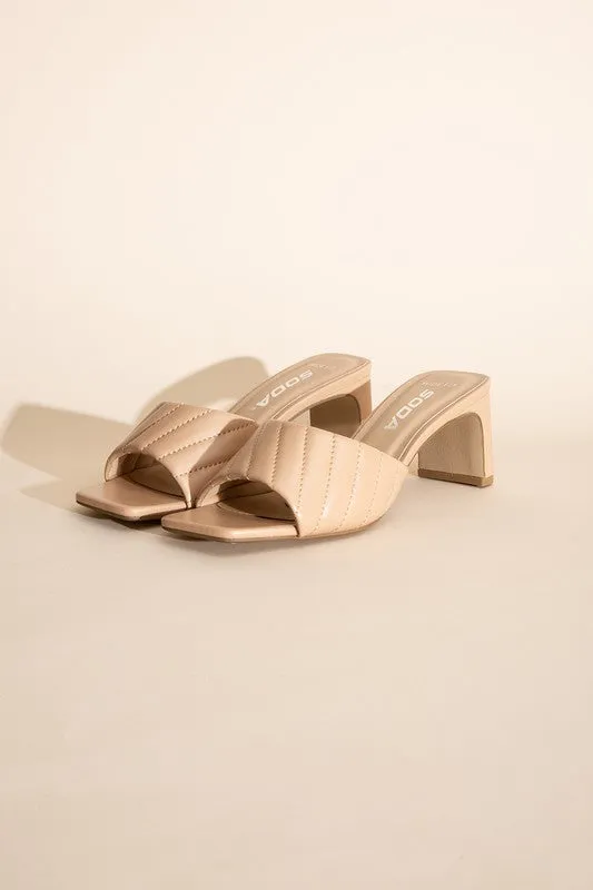 Nina Slide Mule Heels