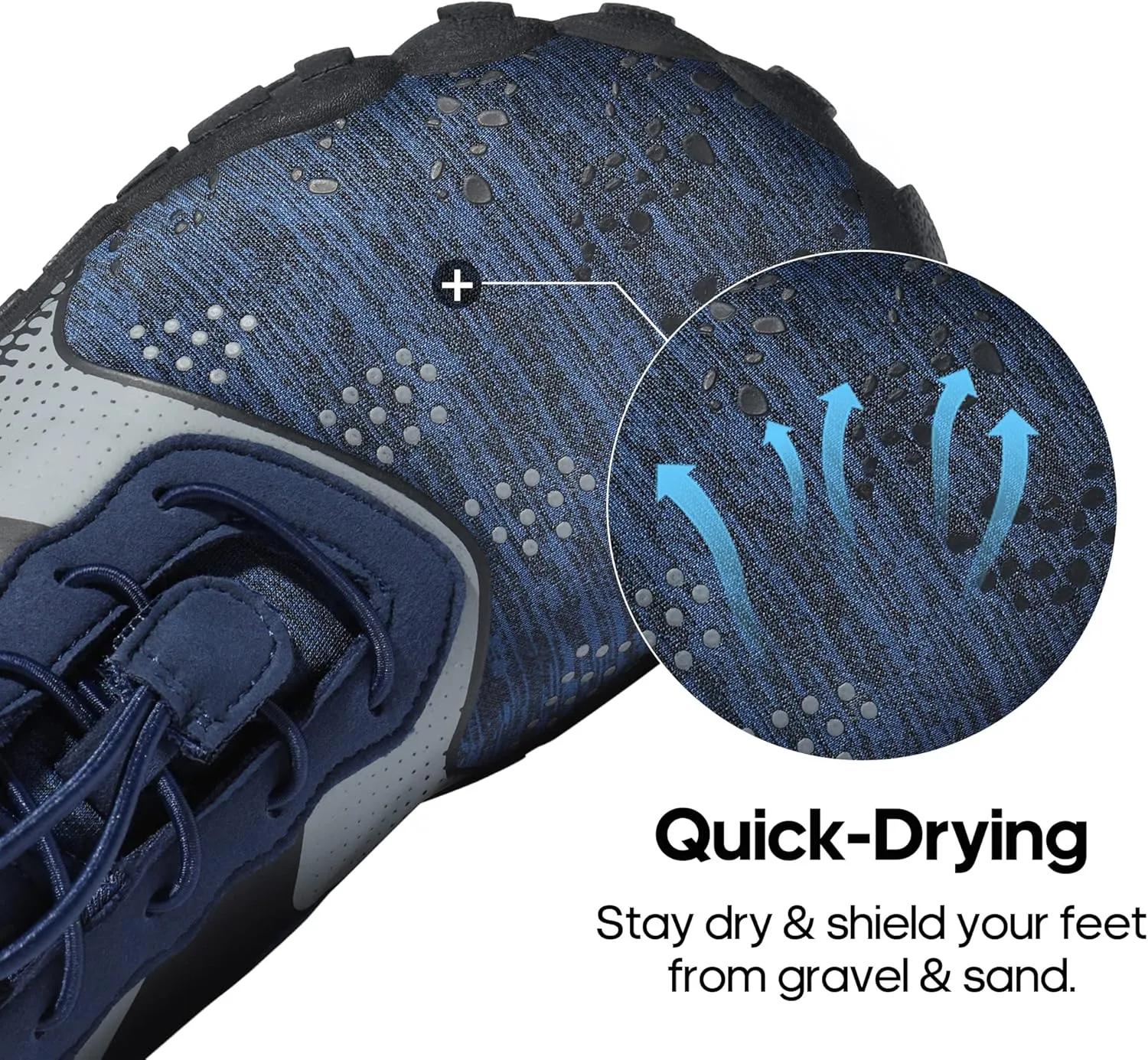 NORTIV 8 Men's Water Shoes Barefoot Athletic Lightweight Sports Aqua Shoes Outdoor Swim Fishing Hiking Diving Surf Walking Water Shoe TREKMAN