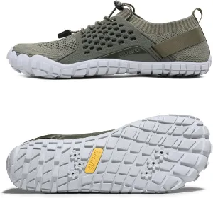 NORTIV 8 Men's Water Shoes Barefoot Athletic Lightweight Sports Aqua Shoes Outdoor Swim Fishing Hiking Diving Surf Walking Water Shoe TREKMAN