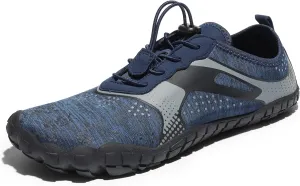 NORTIV 8 Men's Water Shoes Barefoot Athletic Lightweight Sports Aqua Shoes Outdoor Swim Fishing Hiking Diving Surf Walking Water Shoe TREKMAN