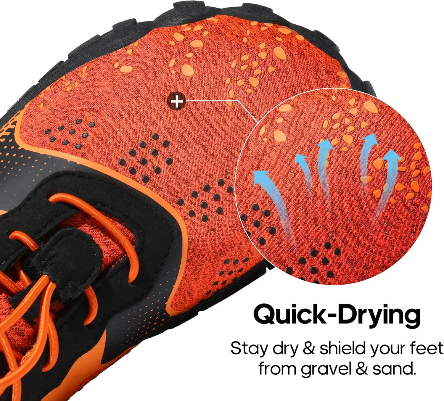 NORTIV 8 Men's Water Shoes Barefoot Athletic Lightweight Sports Aqua Shoes Outdoor Swim Fishing Hiking Diving Surf Walking Water Shoe TREKMAN