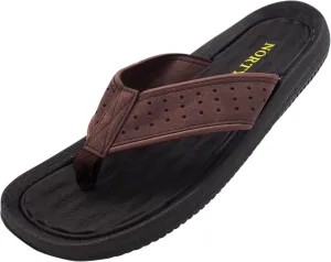 NORTY - Men's Ultra Soft EVA Foam Flip Flop Thong Sandal for Beach, Pool Or Everyday - 2 Colors