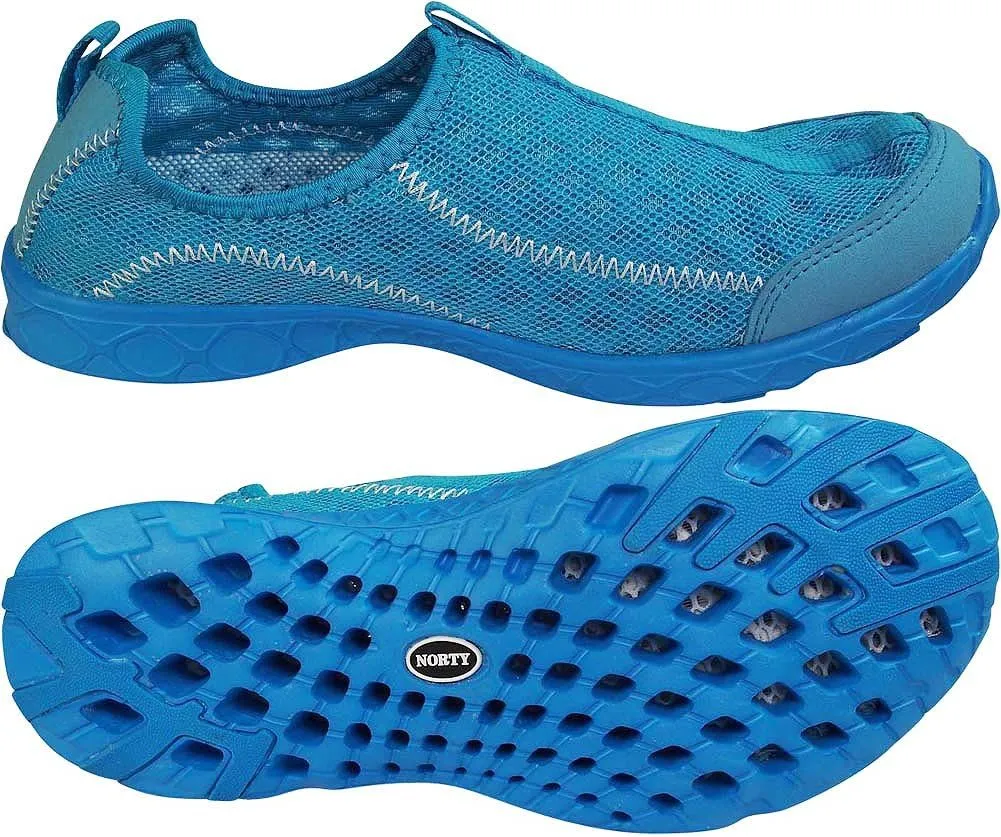 NORTY - Slip-On Water Shoes for Women for Water Sports and Water Aerobics - Protective Soles - Lightweight