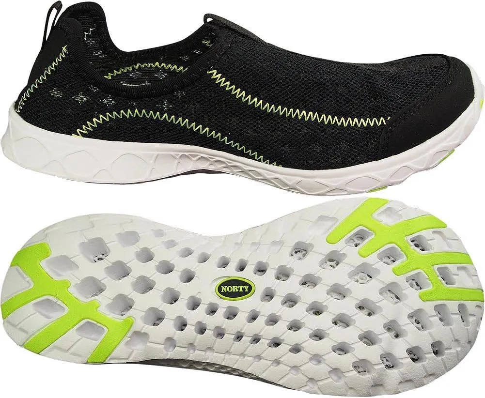 NORTY - Slip-On Water Shoes for Women for Water Sports and Water Aerobics - Protective Soles - Lightweight