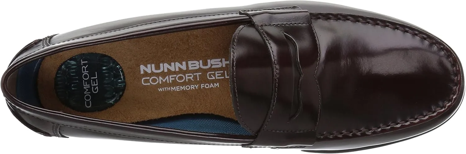 Nunn Bush Men's Drexel Moc Toe Penny Loafer with KORE Walking Comfort Technology