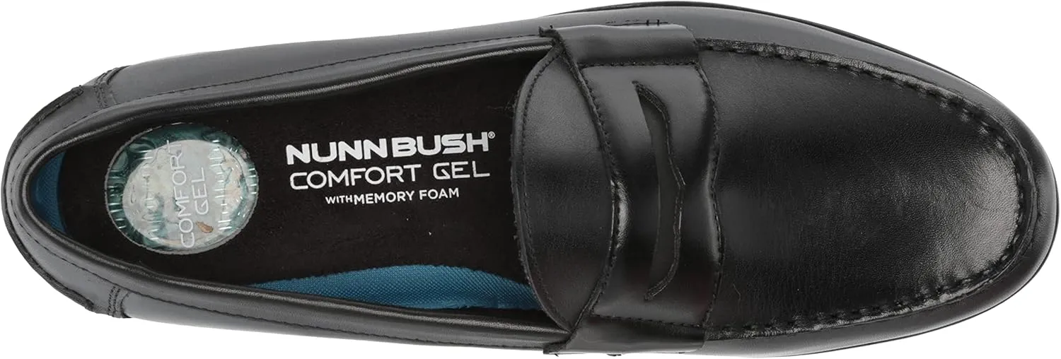 Nunn Bush Men's Drexel Moc Toe Penny Loafer with KORE Walking Comfort Technology