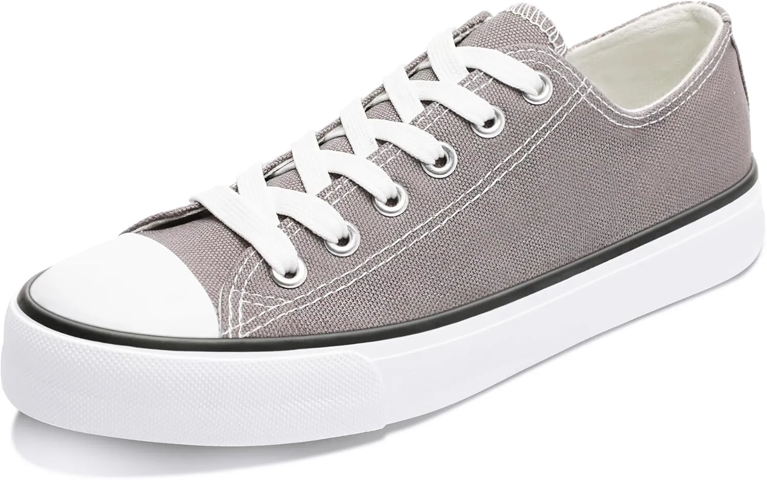 Obtaom Unisex Canvas Shoes Low Top Fashion Sneakers Slip on Walking Shoe