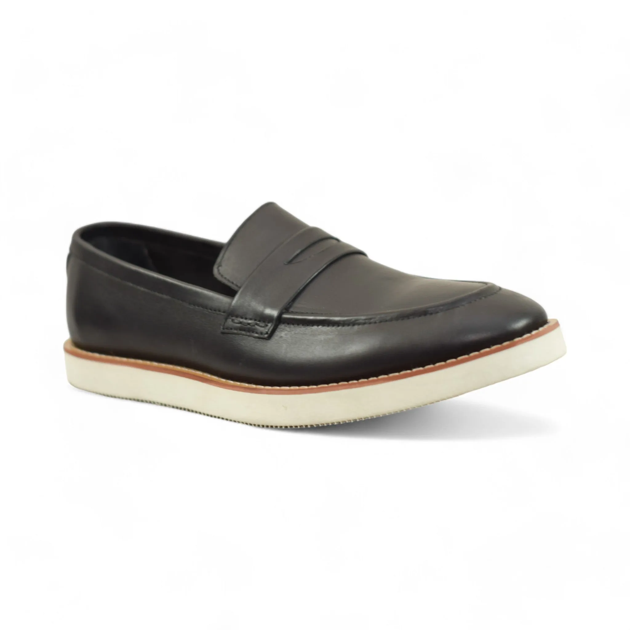 OK-4039 High Sole Leather Loafer
