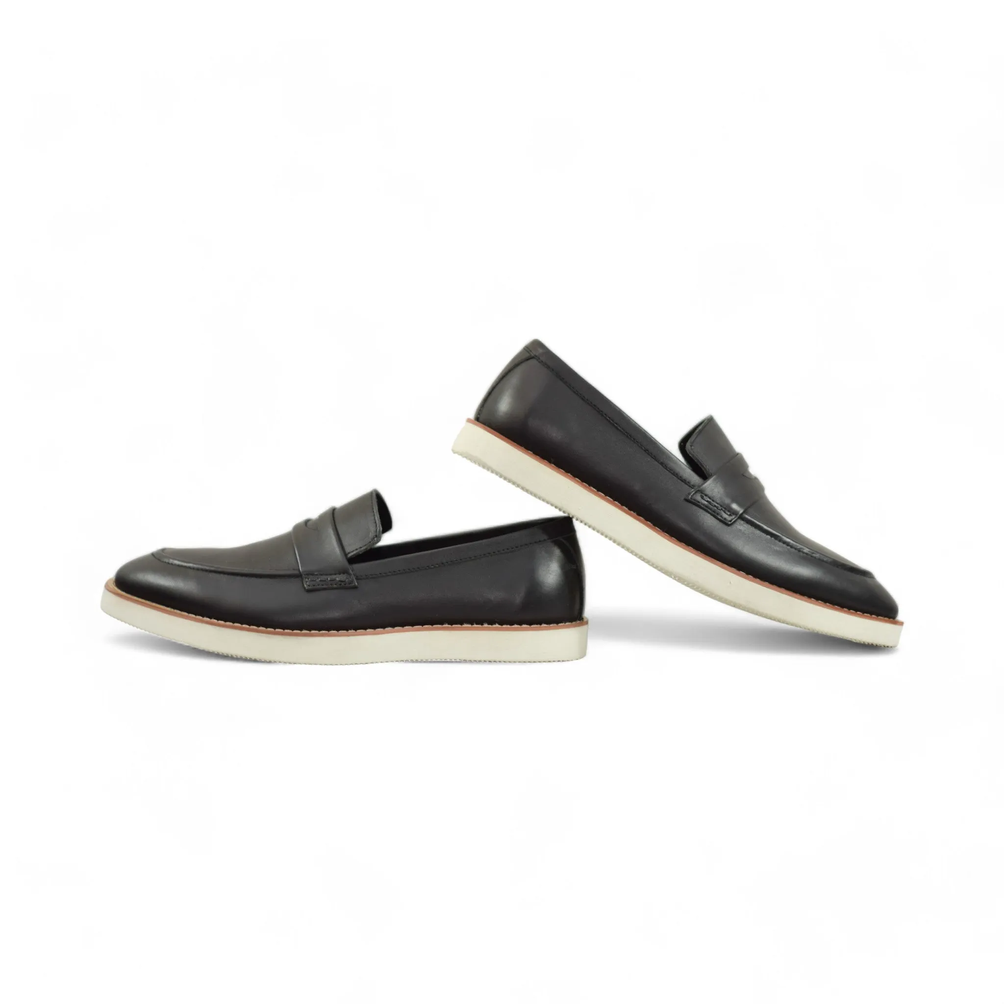 OK-4039 High Sole Leather Loafer