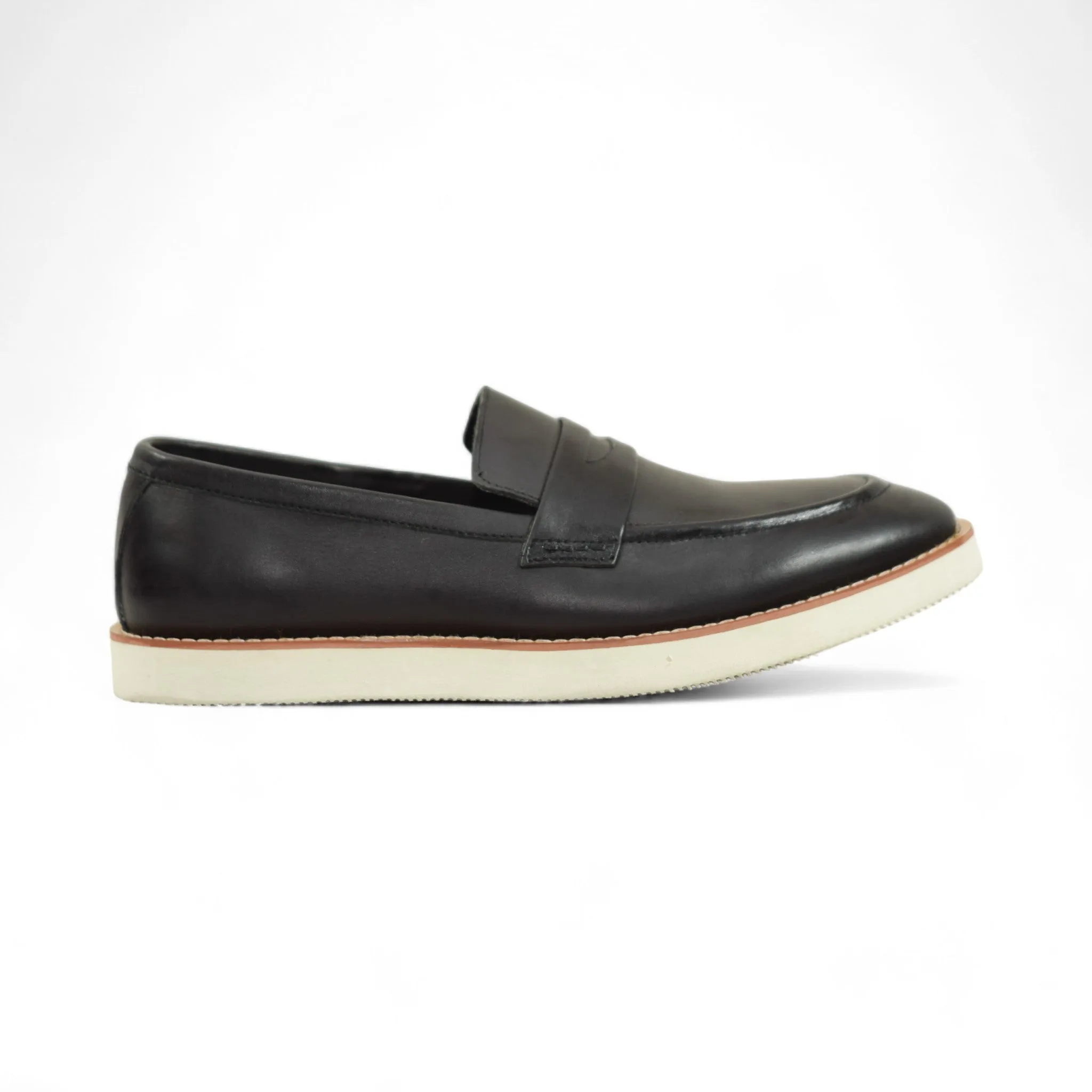 OK-4039 High Sole Leather Loafer