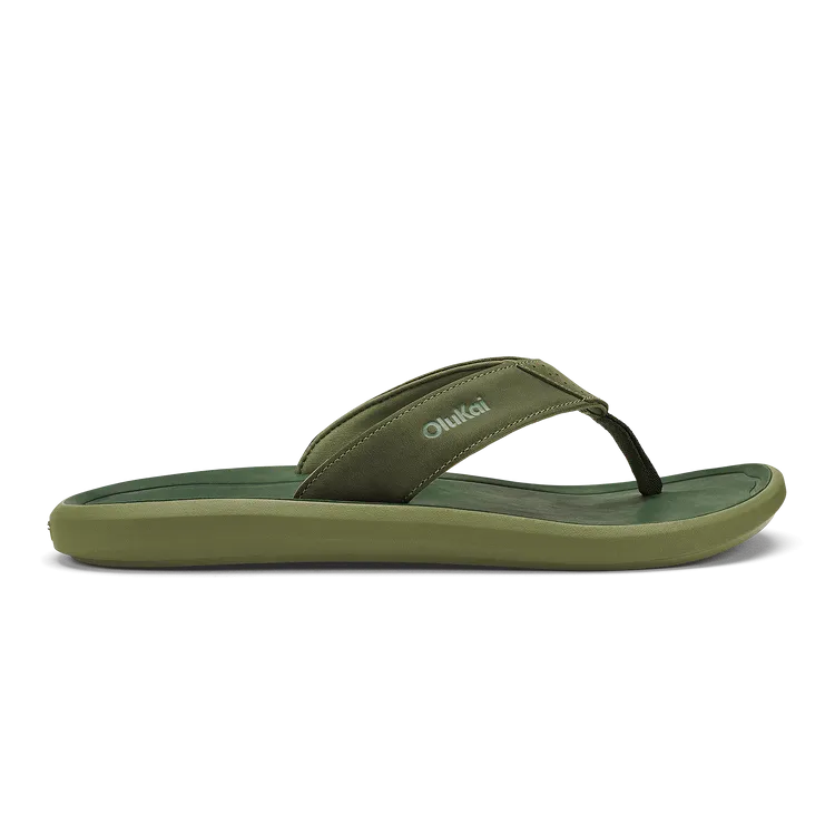 OluKai Pili Sandal - Desert Moss/Deep Green