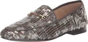 On Loafers Toe Tweed Heeled Remote-controlled Edelman Fashion Almond Slip Grey Loraine Multi Resilient Sam