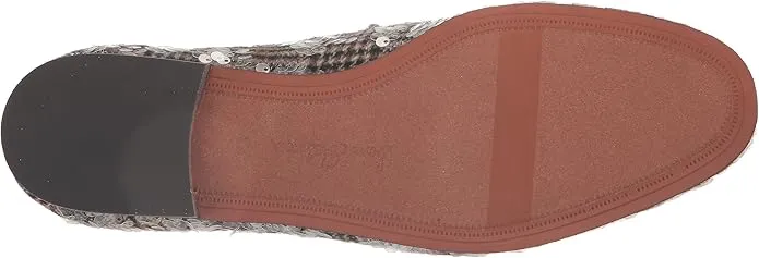 On Loafers Toe Tweed Heeled Remote-controlled Edelman Fashion Almond Slip Grey Loraine Multi Resilient Sam