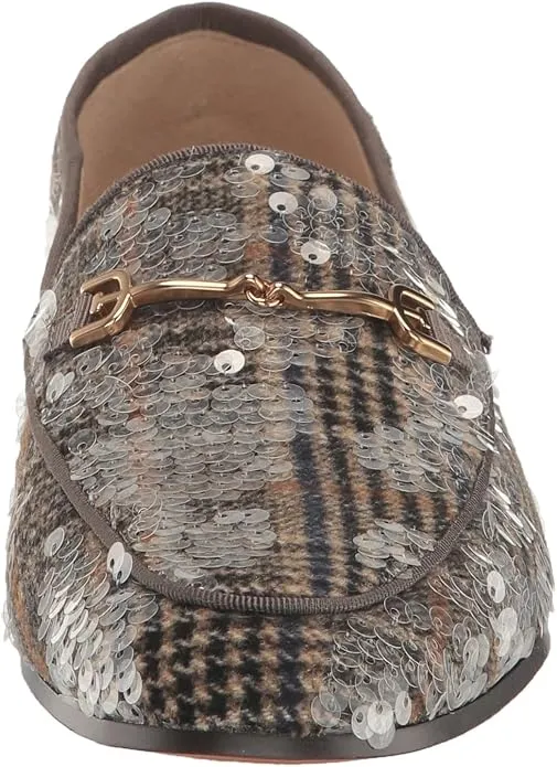 On Loafers Toe Tweed Heeled Remote-controlled Edelman Fashion Almond Slip Grey Loraine Multi Resilient Sam