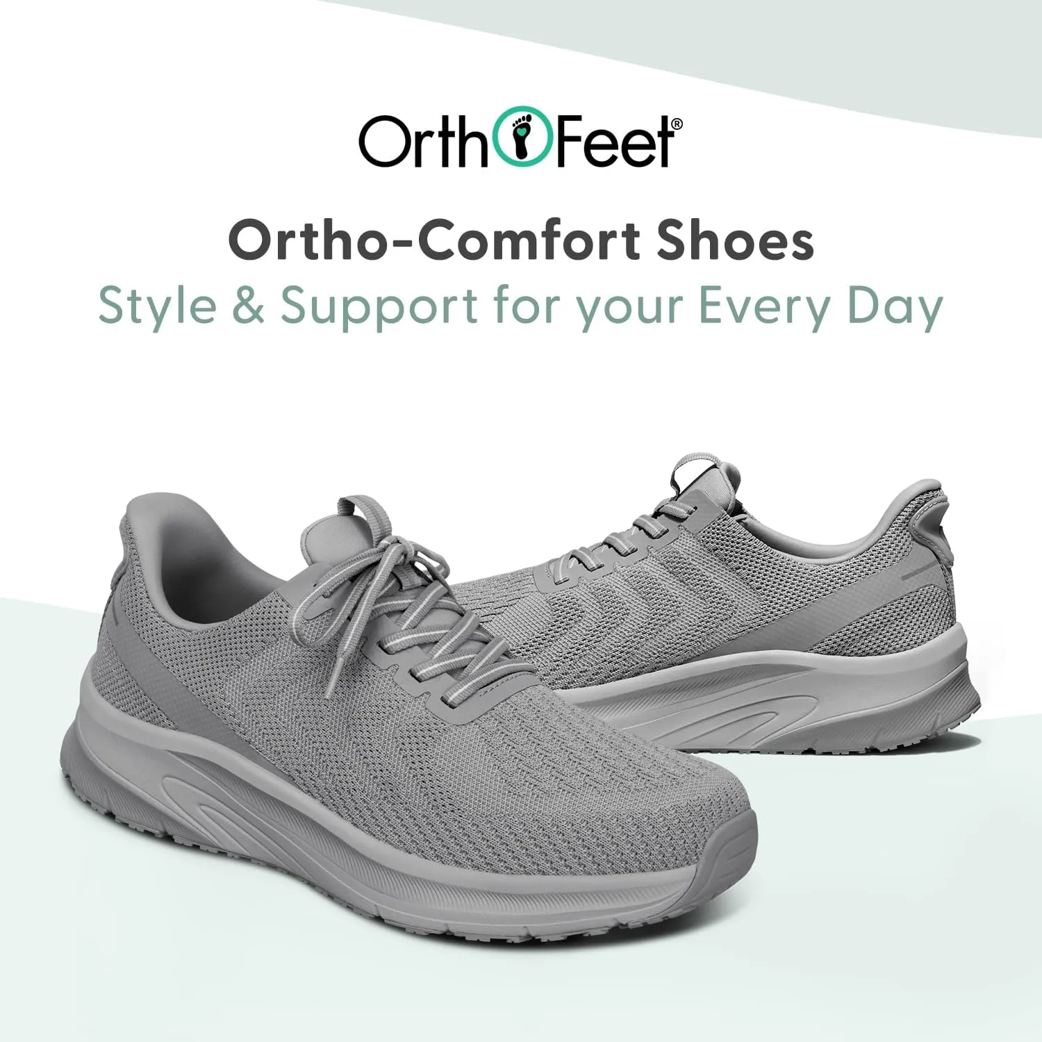 Orthofeet Men's Orthopedic Hands-Free Tilos Slip-On Sneakers
