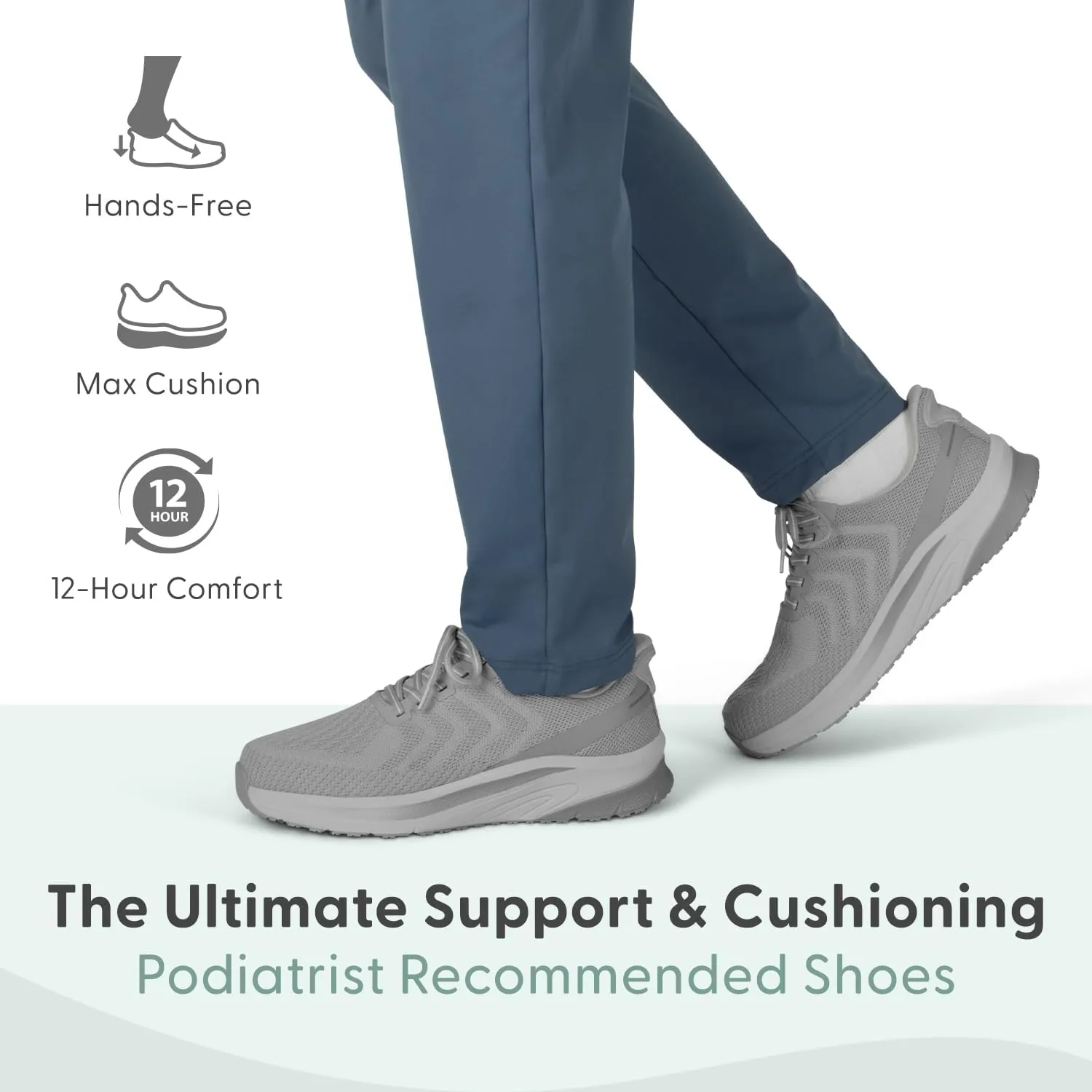 Orthofeet Men's Orthopedic Hands-Free Tilos Slip-On Sneakers