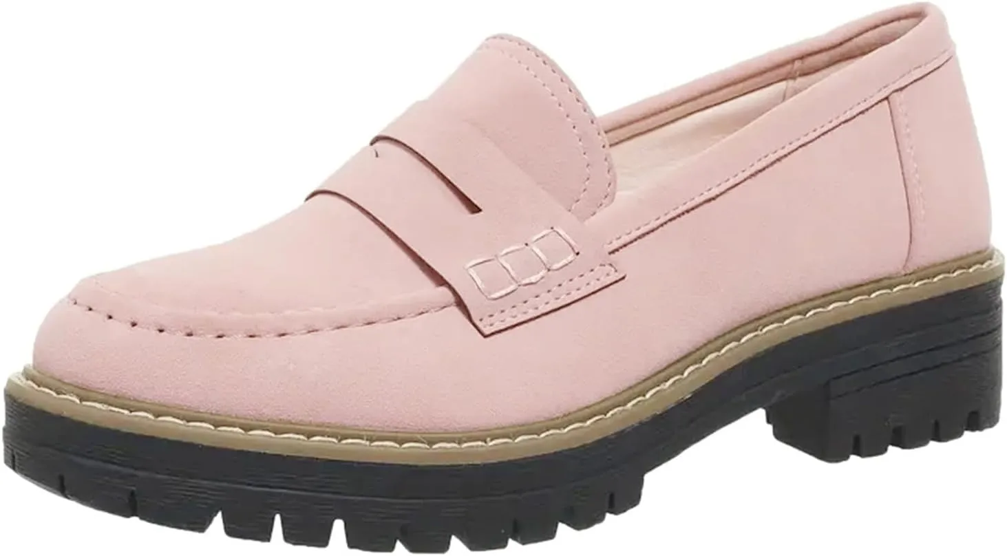 Orthoture-Orthopedic Platform Loafers, Comfort Orthopedic Shoes, Womens Round Toe Walking Shoe, Slip on Shoes