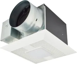 Panasonic WhisperGreen Select Ceiling Mount Exhaust Fan with LED Light, Customizable, 50,80,110 CFM, FV-0511VKL3