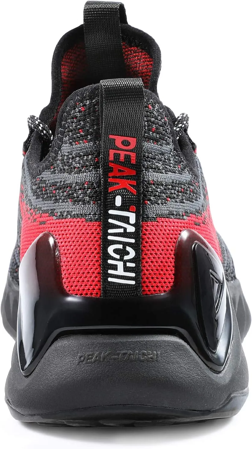 PEAK Mens Comfortable Running Shoes Taichi King Adaptive Smart Cushioning Supportive Training Sneakers for Walking, Tennis, Fitness, Gym