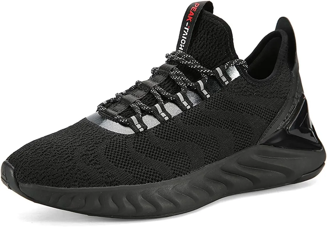 PEAK Mens Comfortable Running Shoes Taichi King Adaptive Smart Cushioning Supportive Training Sneakers for Walking, Tennis, Fitness, Gym