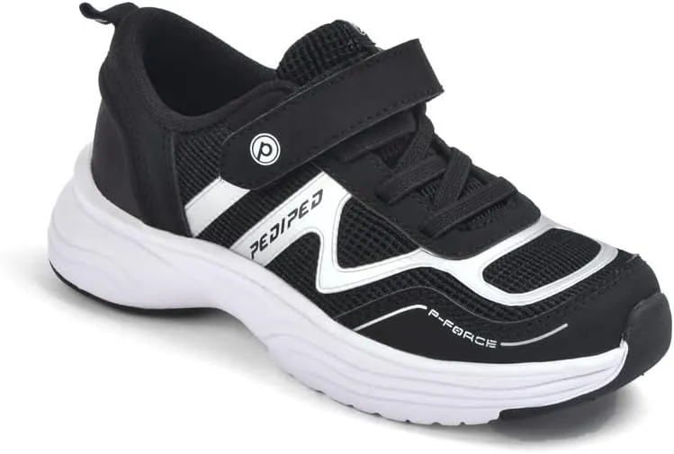 pediped Flex Judy First Walker Shoe, Black, 13 US Unisex Little Kid