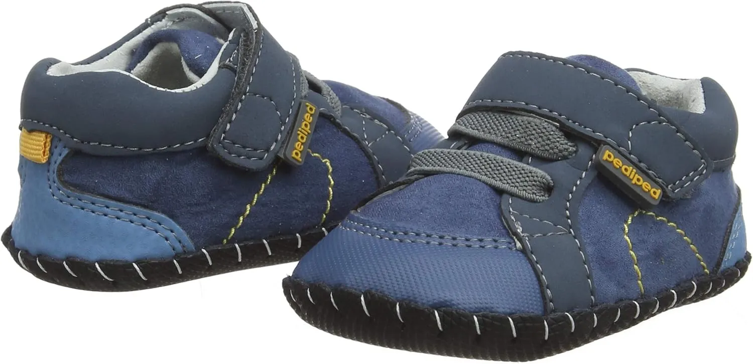 pediped Unisex-Baby Sneaker Crib Shoe